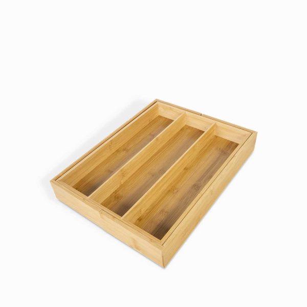 Caja para utensilios en bambu expandible