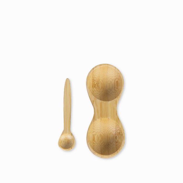 Salsero con cuchara en bambu - Imagen 2