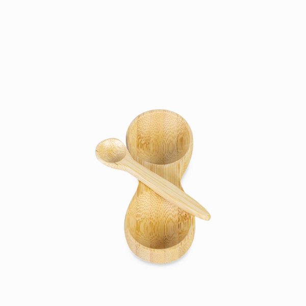 Salsero con cuchara en bambu - Imagen 3