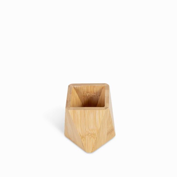Recipiente en bambu irregular 10.5x10.5cm - Imagen 2