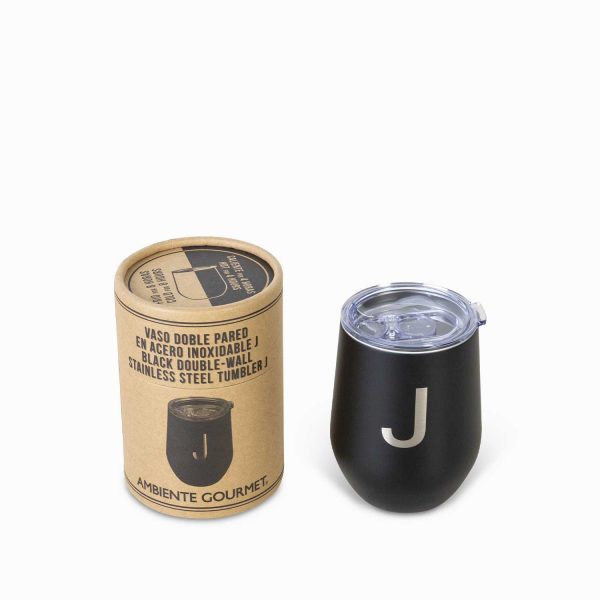 Vaso doble pared en acero inox j