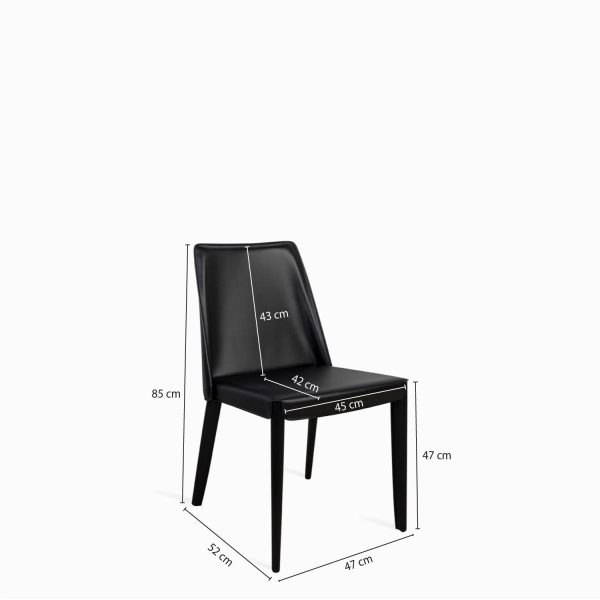 Silla comedor Emery negra - Imagen 3