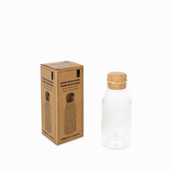 Recipiente con tapa en corcho 25cm
