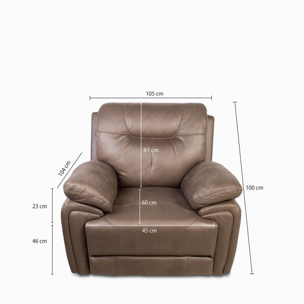 Silla Reclinable Taupe - Imagen 3