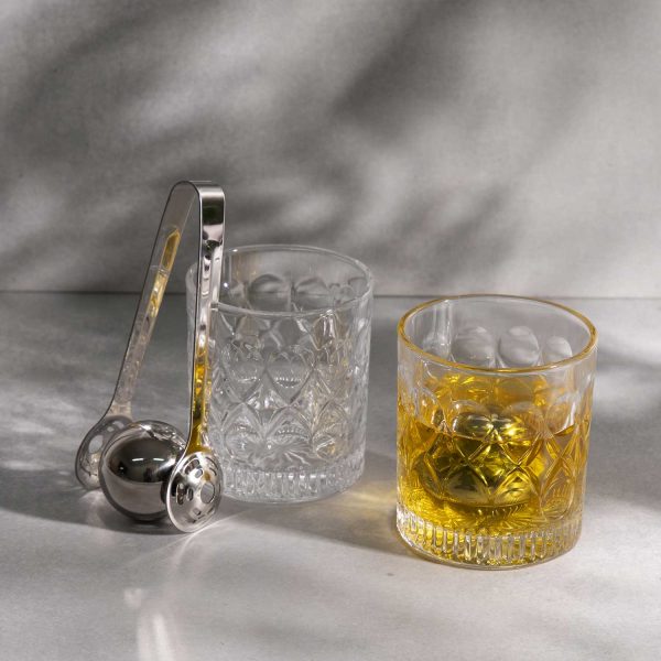 Set esferas de hielo en acero y pinza - Imagen 6
