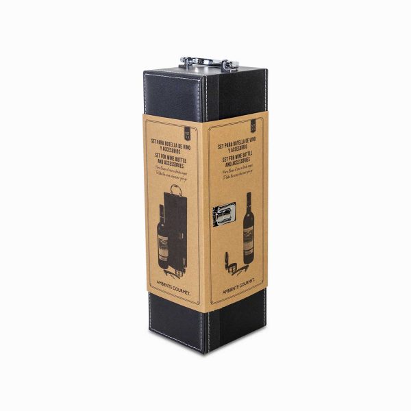 Set para botella de vino y accesorios x3 - Imagen 5