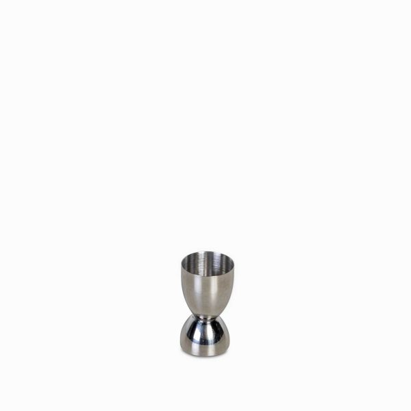 Medidor de cocteles plateado 30ml 60ml