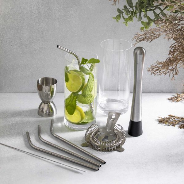 Medidor de cocteles plateado 30ml 60ml - Imagen 2