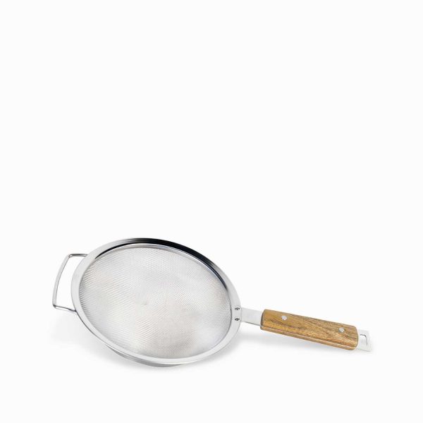 Colador mango de madera 20cm
