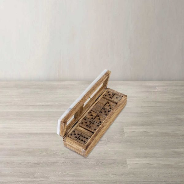 Juego Dominó en Madera y Mármol - Imagen 2