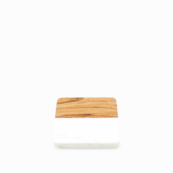 Portavasos marmol madera - Imagen 3