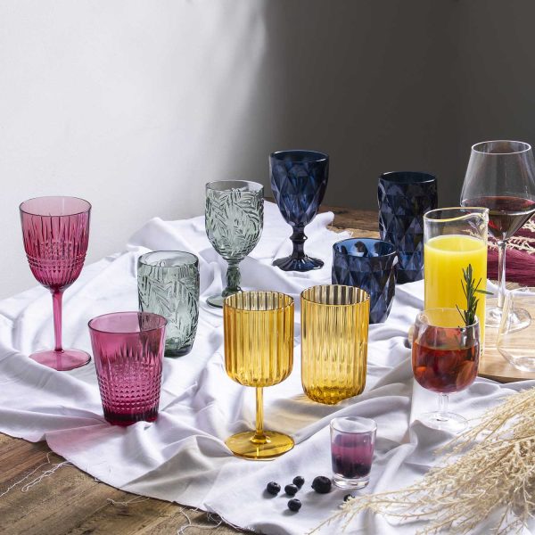 Vaso hojas 410ml - Imagen 4