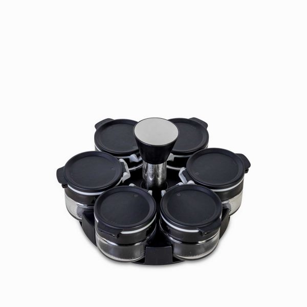 Set para especias negro x6 - Imagen 2