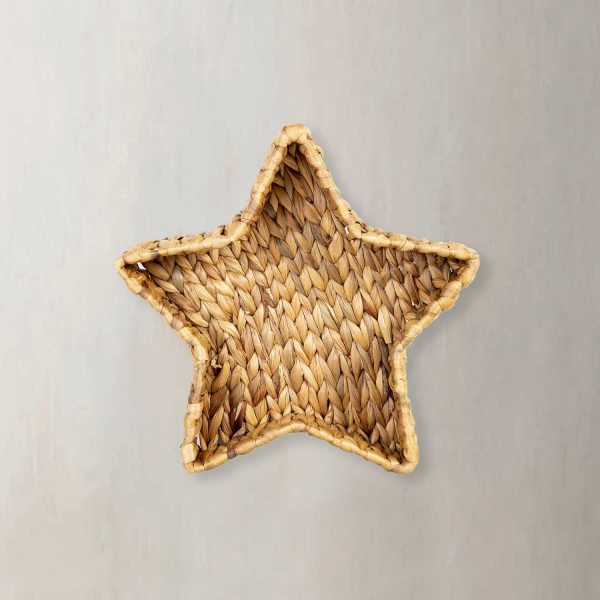 Canasto Circular estrella jacinto de agua 35 cm - Imagen 2