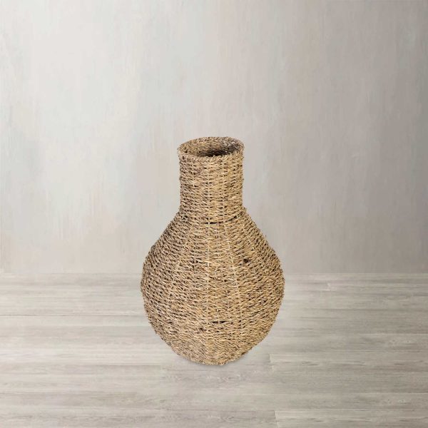 Jarrón en fibra natural 47 x 30 cm - Imagen 2