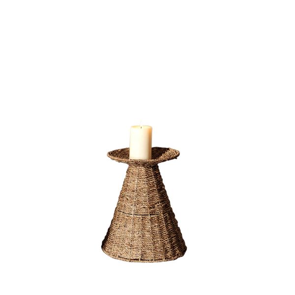 Candelabro en Fibra Natural