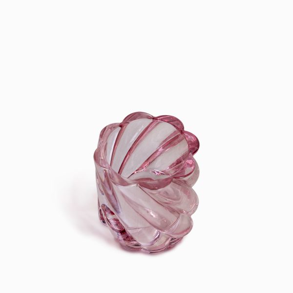 Candelabro Ondas Rosado