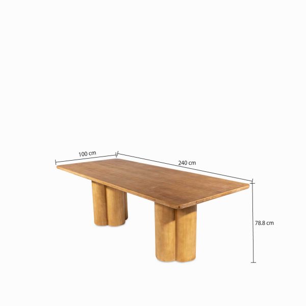 Mesa comedor Oslo cilindro - Imagen 3
