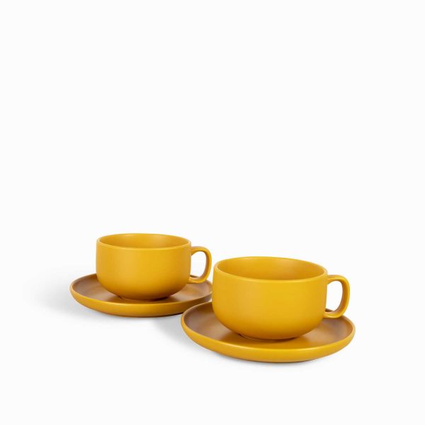Pocillo y plato puebla 400ml setx2 - Imagen 2