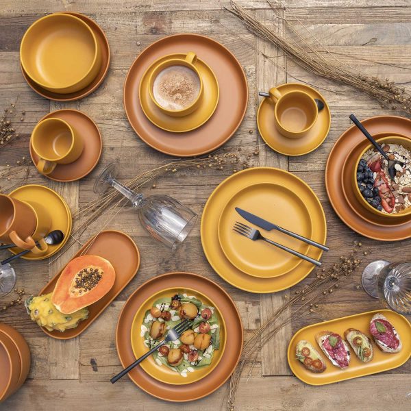 Plato mediano morelos 20cm setx4 - Imagen 4