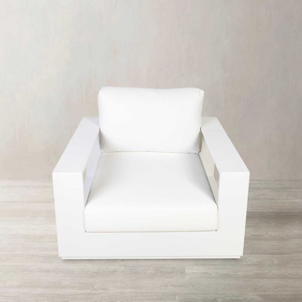Poltrona Raja exterior blanca - Imagen 2