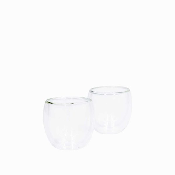 Vaso doble pared curvo 100ml setx2