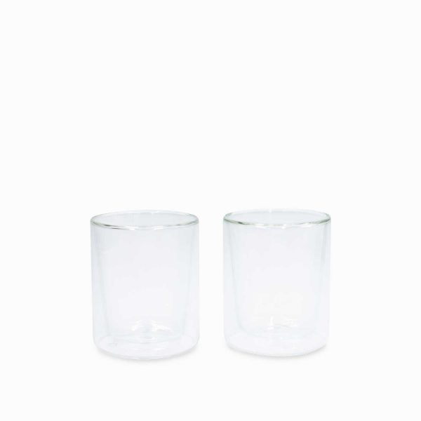 Vaso doble pared recto 270ml setx2