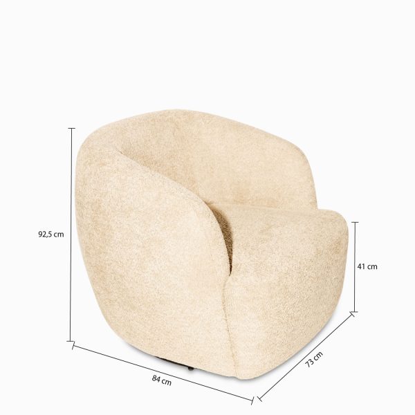 Poltrona Pavia taupe - Imagen 3