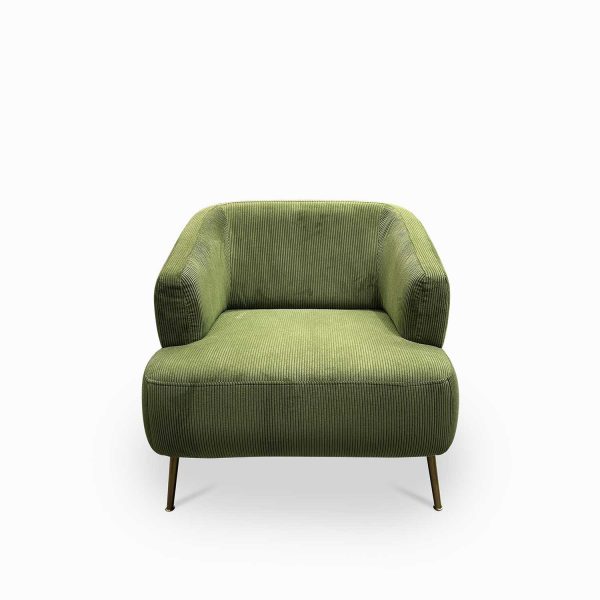 Poltrona Logan verde oliva