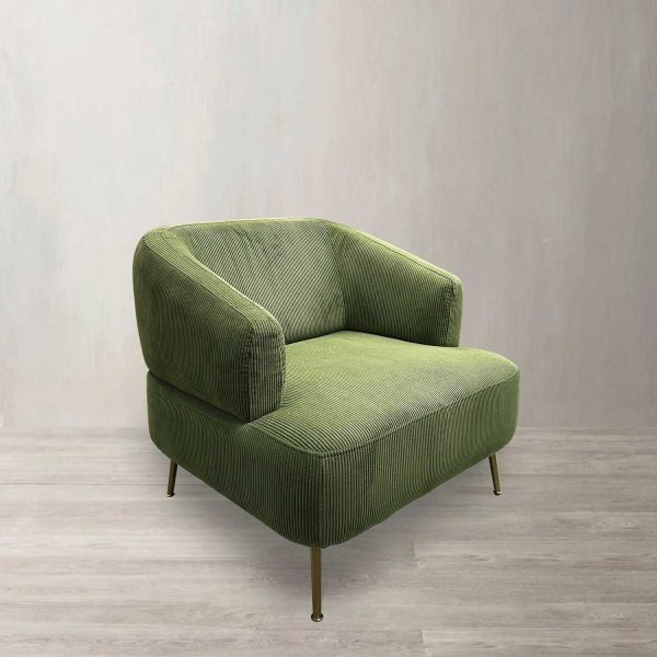 Poltrona Logan verde oliva - Imagen 2