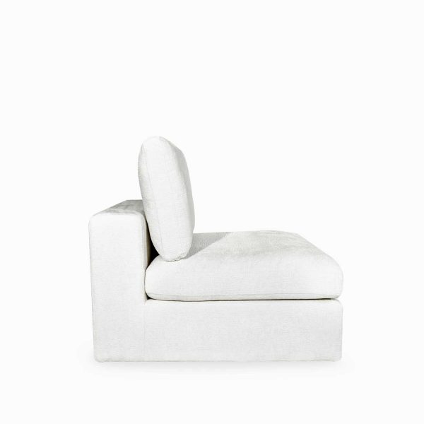 Modular laurent esquina beige peludo 60x98x100 - Imagen 3