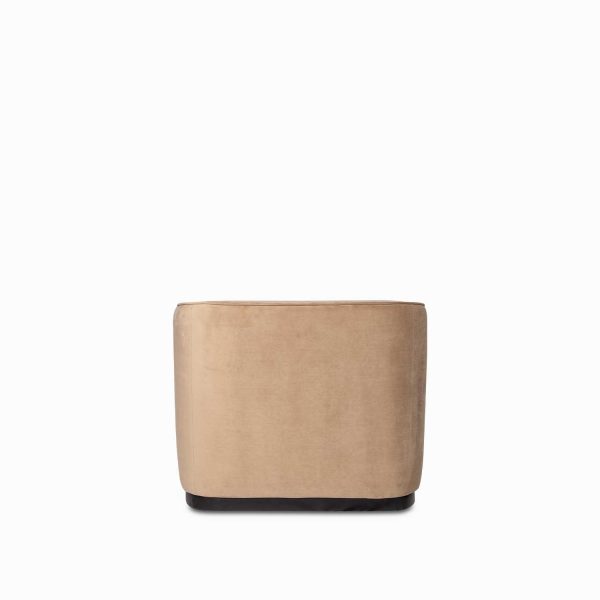 Poltrona Cubo Velvet Taupe - Imagen 6