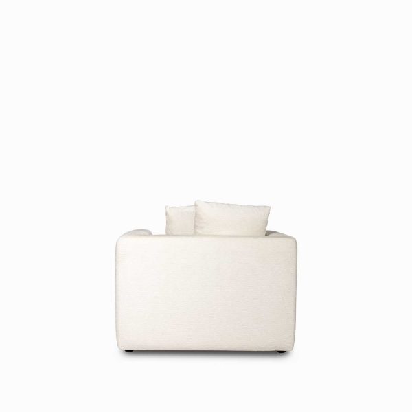 Poltrona marcori beige peludo 73x110x94 - Imagen 4