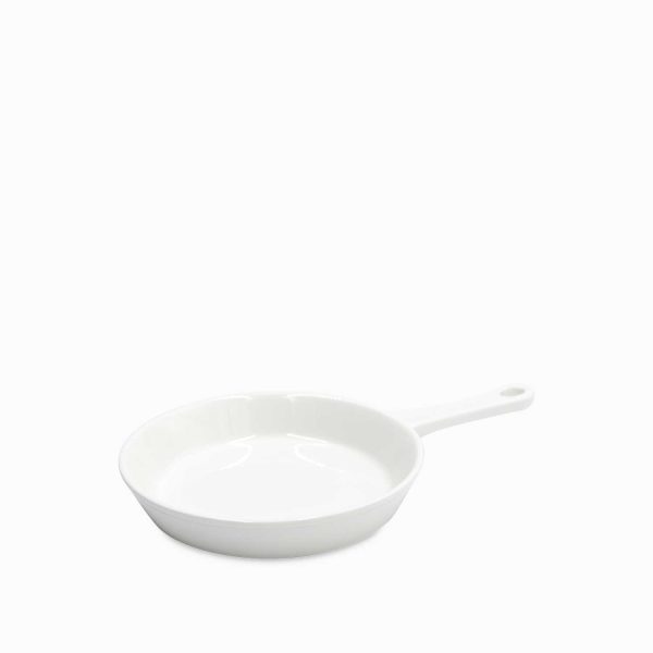 Plato con manija en porcelana - Imagen 2