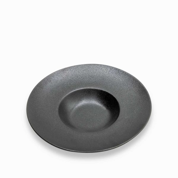 Plato hondo negro mate 27cm - Imagen 3
