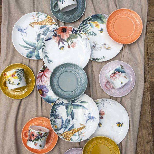 Plato mediano lily 20cm setx4 - Imagen 4