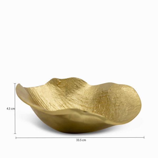 Tazón ondas dorado - Imagen 3