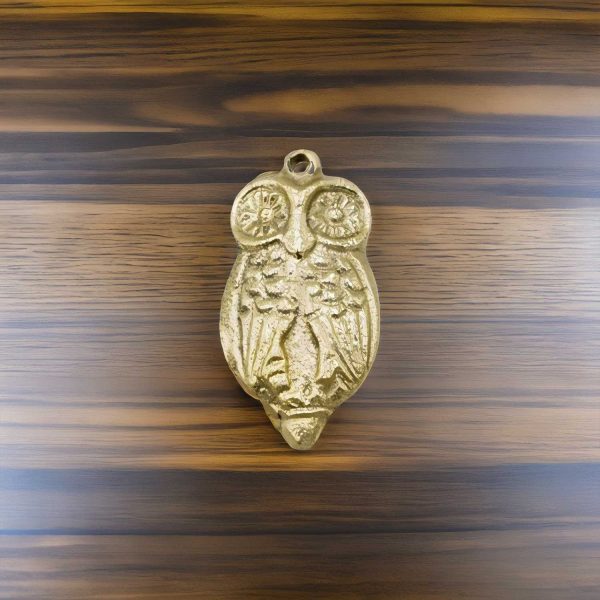 Búho colgante dorado - Imagen 4