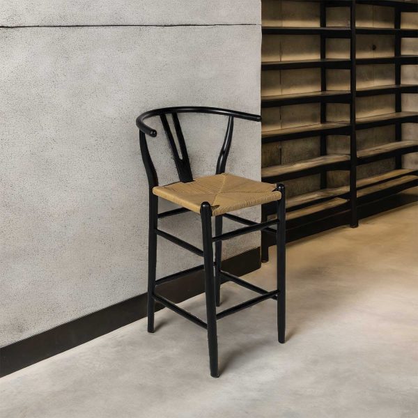 Silla Negra Bar en V - Imagen 4