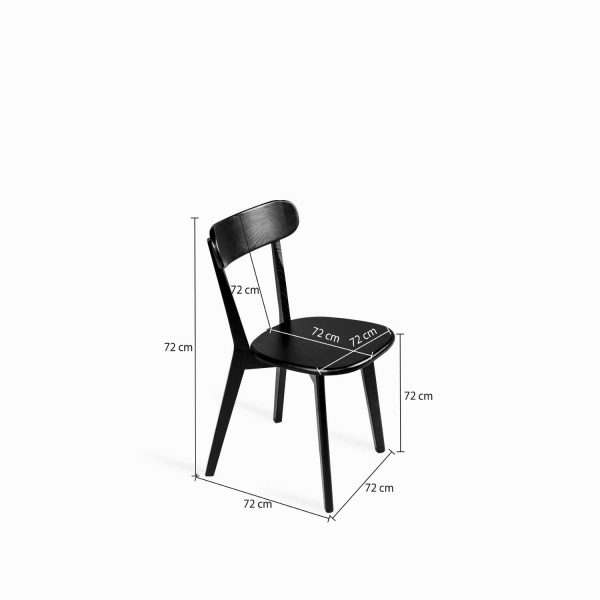 Silla Comedor Classic Negra - Imagen 3