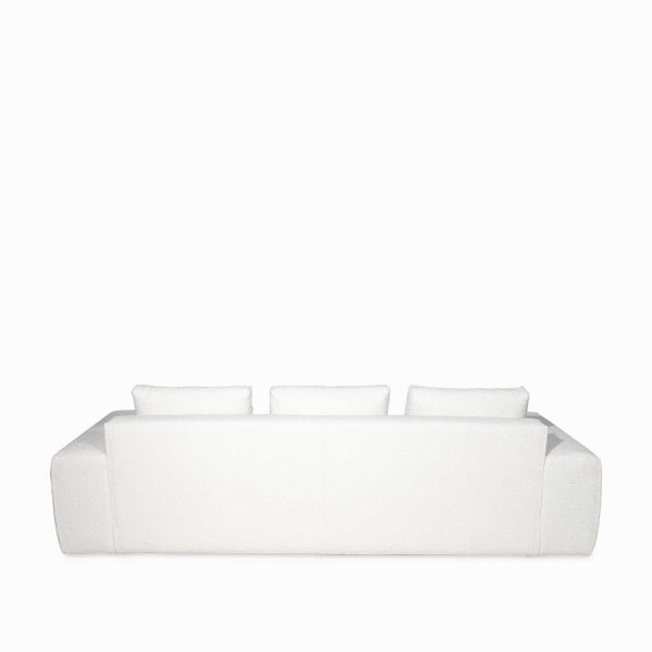 Sofá 3 ptos pompeya beige 82x255x100 - Imagen 4