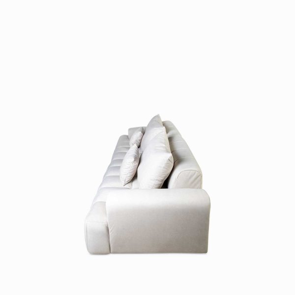 Sofa 4ptos montreal beige 75x260x85 - Imagen 3