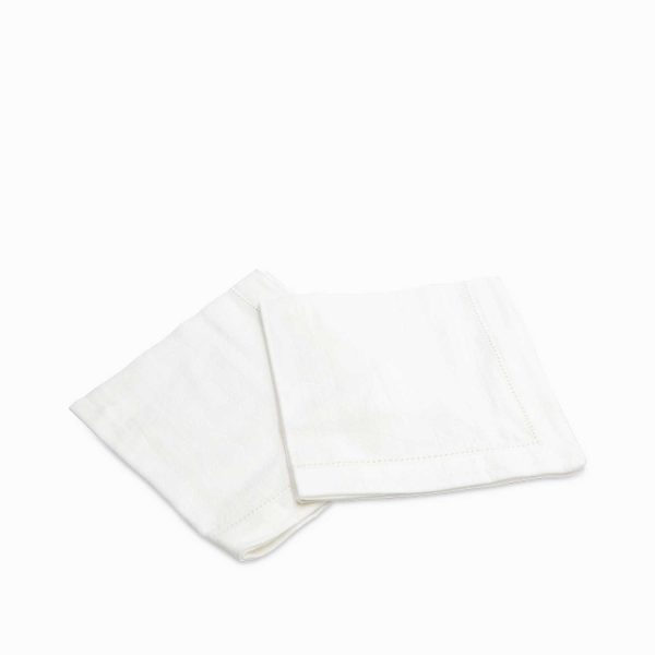 Servilletas de tela blancas setx2