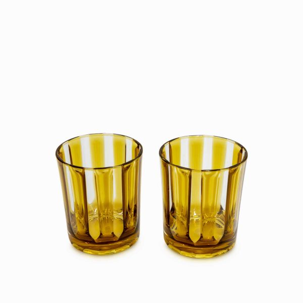 Vaso naomi ambar 443ml setx2