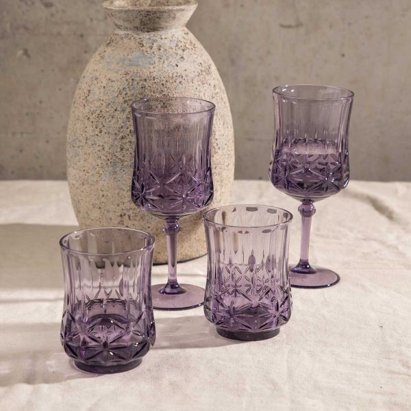 Vaso venus morado 450ml setx2 - Imagen 3