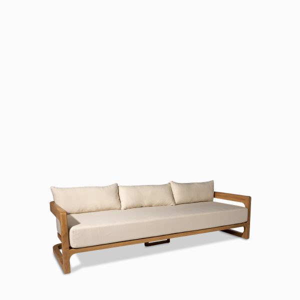 Sofá 3 puestos Florencia Beige