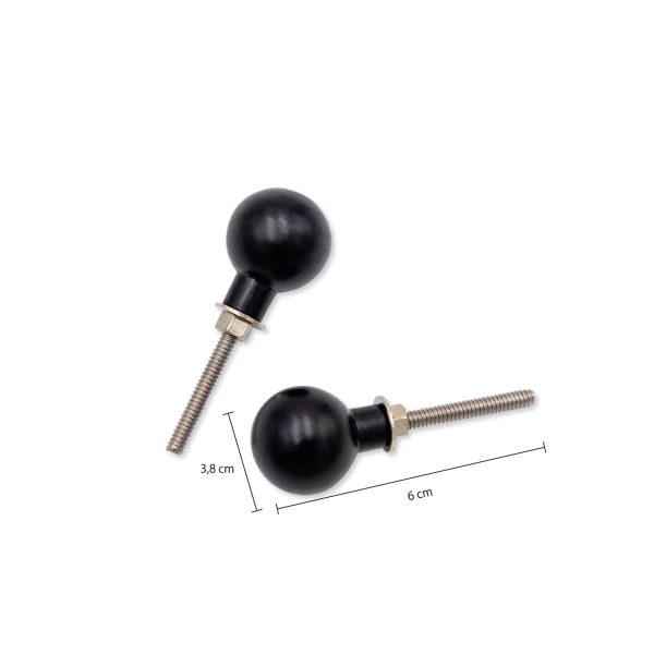 Pomo Esfera negro setx2 - Imagen 3