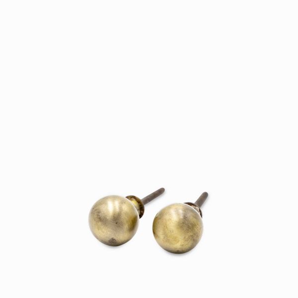 Pomo esfera brass set x 2