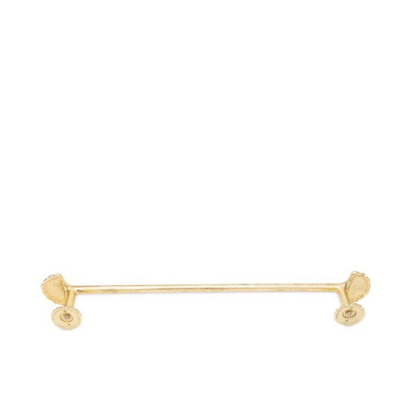 Soporte para toalla flor Brass 8x61x8 cm