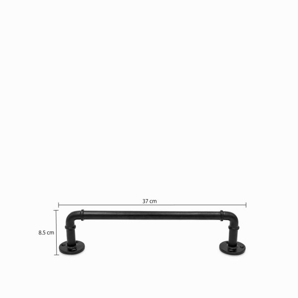Soporte para toalla negro - Imagen 3